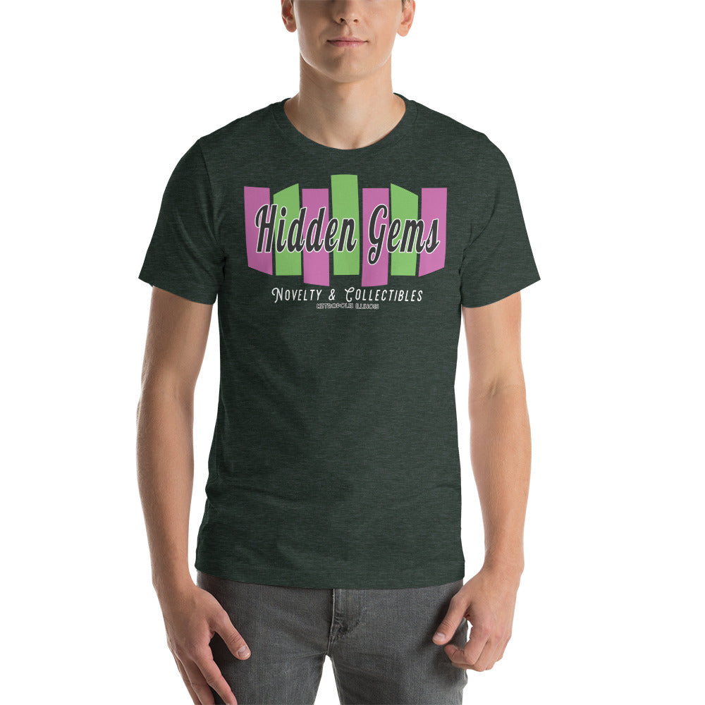 Hidden Gems Logo Adult Regular Fit Short Sleeve Shirt - Hidden Gems Novelty