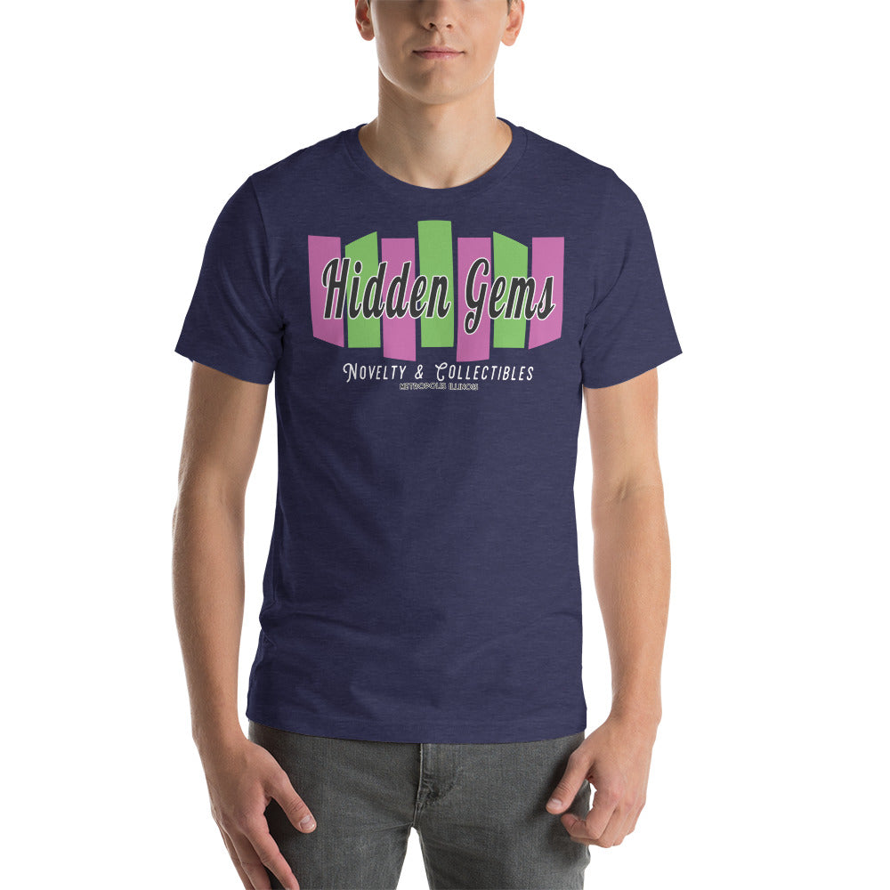 Hidden Gems Logo Adult Regular Fit Short Sleeve Shirt - Hidden Gems Novelty
