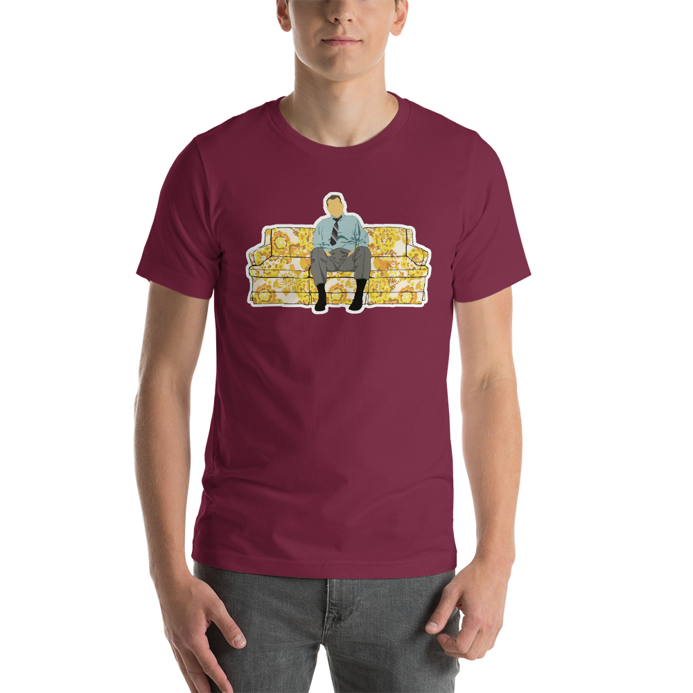 Al Bundy Married With Children Couch Adult Regular Fit Short Sleeve Shirt