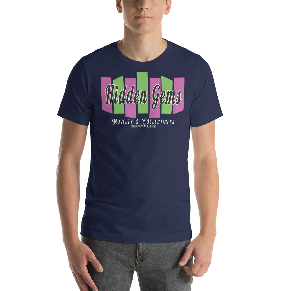 Hidden Gems Logo Adult Regular Fit Short Sleeve Shirt - Hidden Gems Novelty