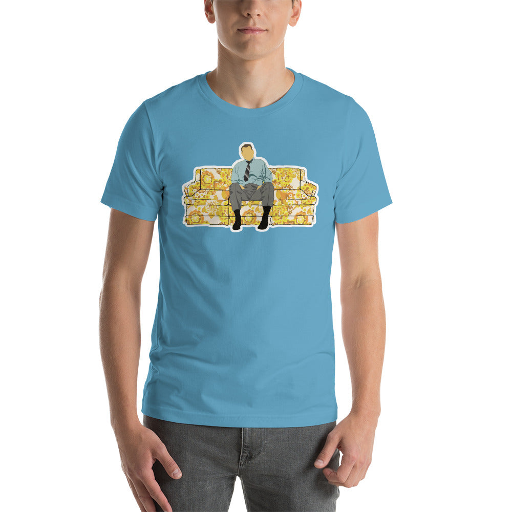 Al Bundy Married With Children Couch Adult Regular Fit Short Sleeve Shirt