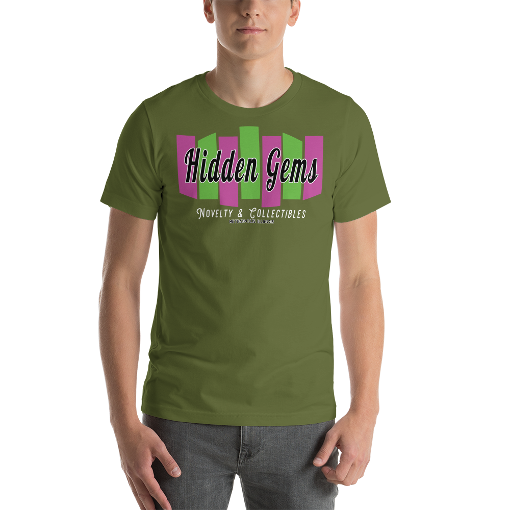 Hidden Gems Logo Adult Regular Fit Short Sleeve Shirt - Hidden Gems Novelty