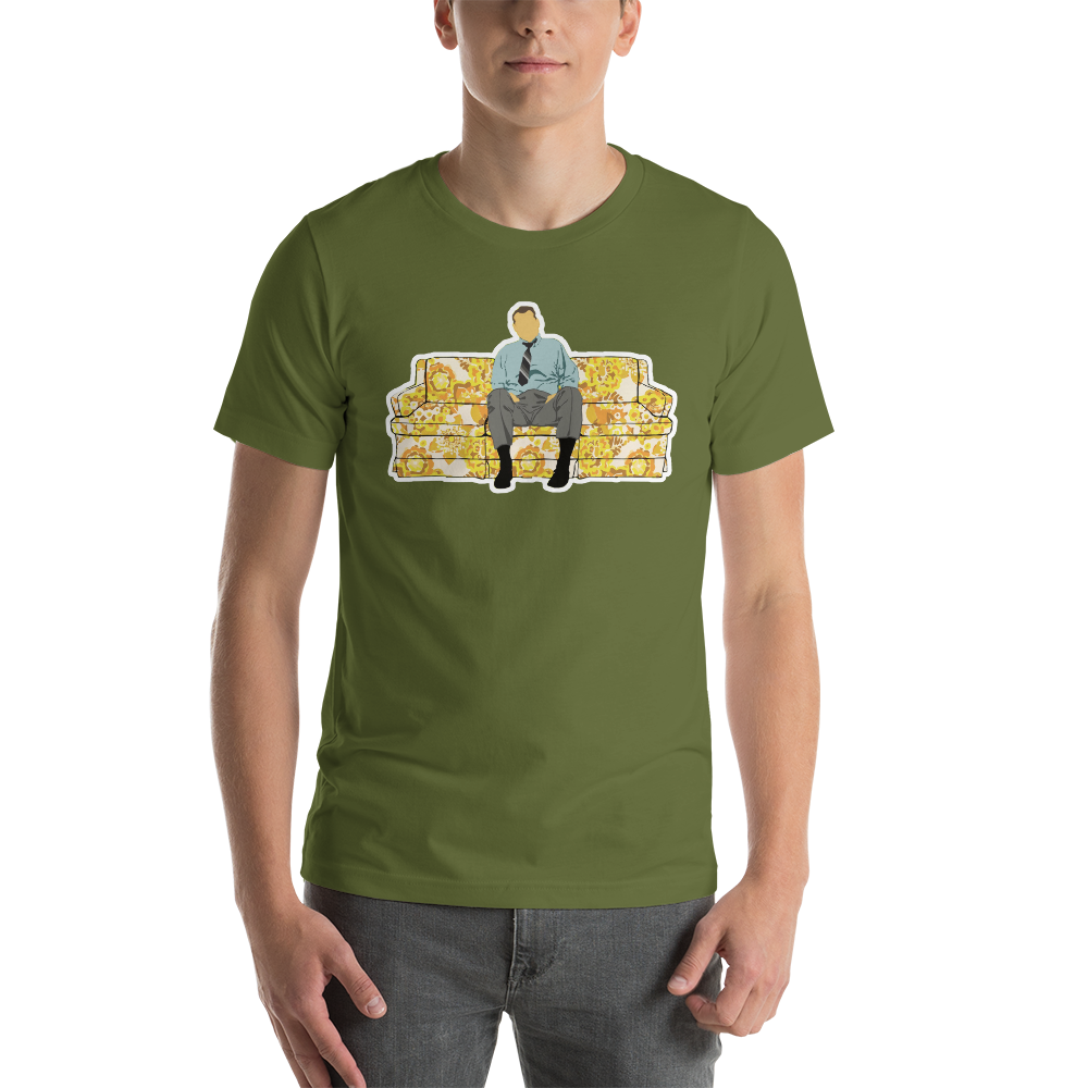 Al Bundy Married With Children Couch Adult Regular Fit Short Sleeve Shirt