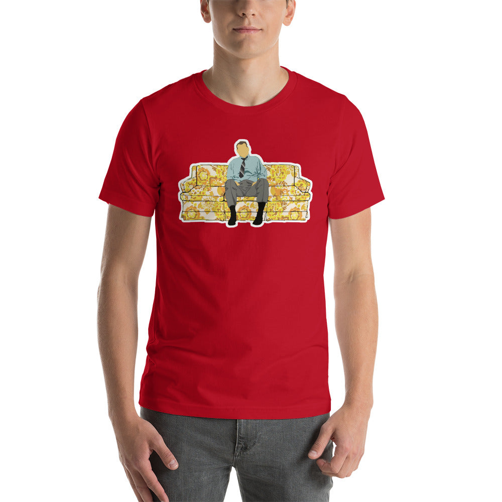 Al Bundy Married With Children Couch Adult Regular Fit Short Sleeve Shirt