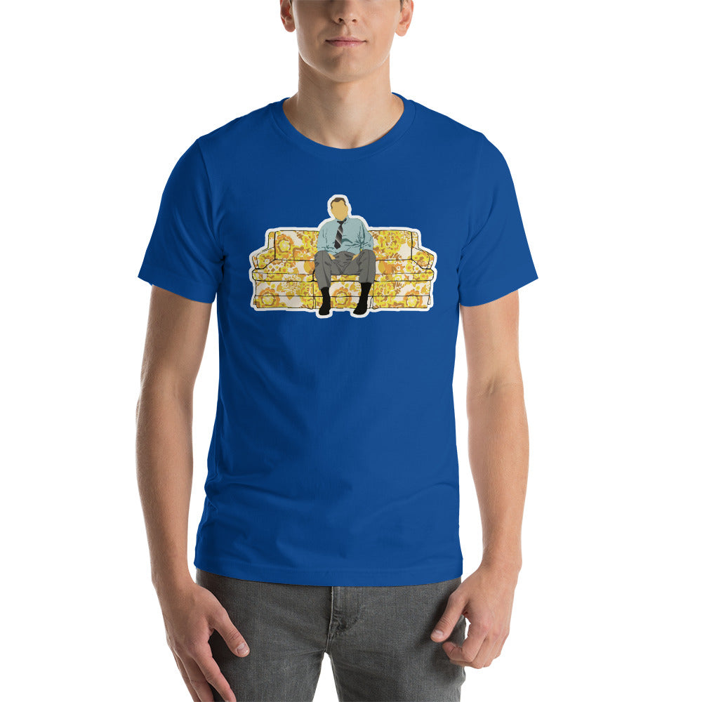 Al Bundy Married With Children Couch Adult Regular Fit Short Sleeve Shirt
