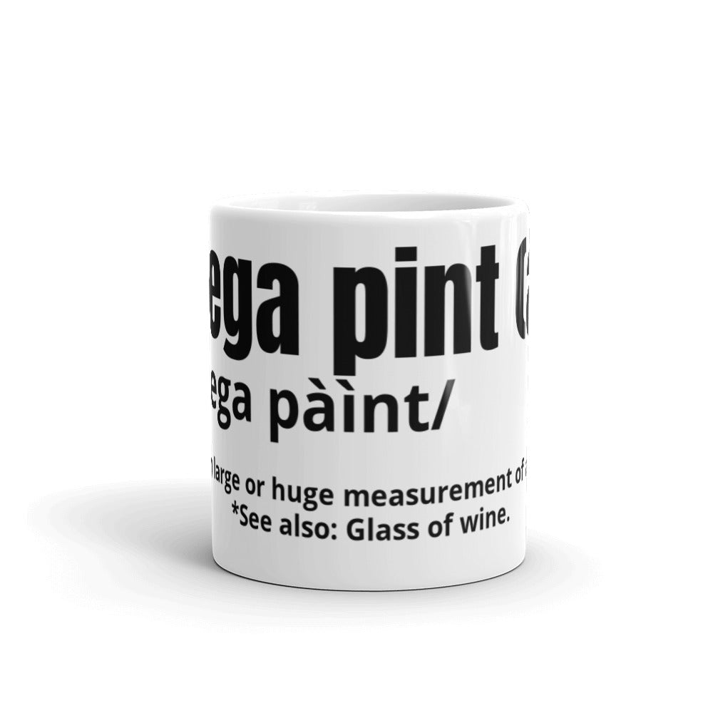 Johnny Depp Mega Pint White 11 oz coffee mug - Hidden Gems Novelty