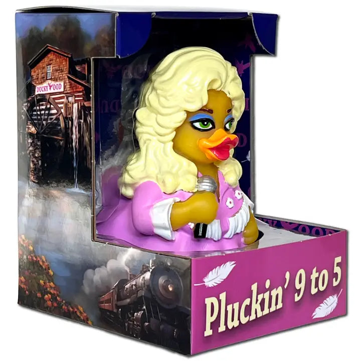 Pluckin' 9-5 Dolly Parton Parody Rubber Duck - Hidden Gems Novelty