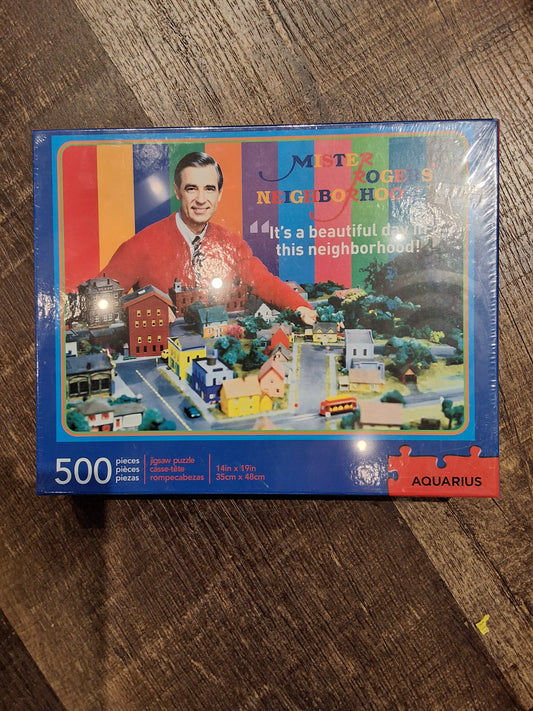 Mister Rogers Neighborhood 500-Pieces Jigsaw Puzzle Aquarius NEW Sealed