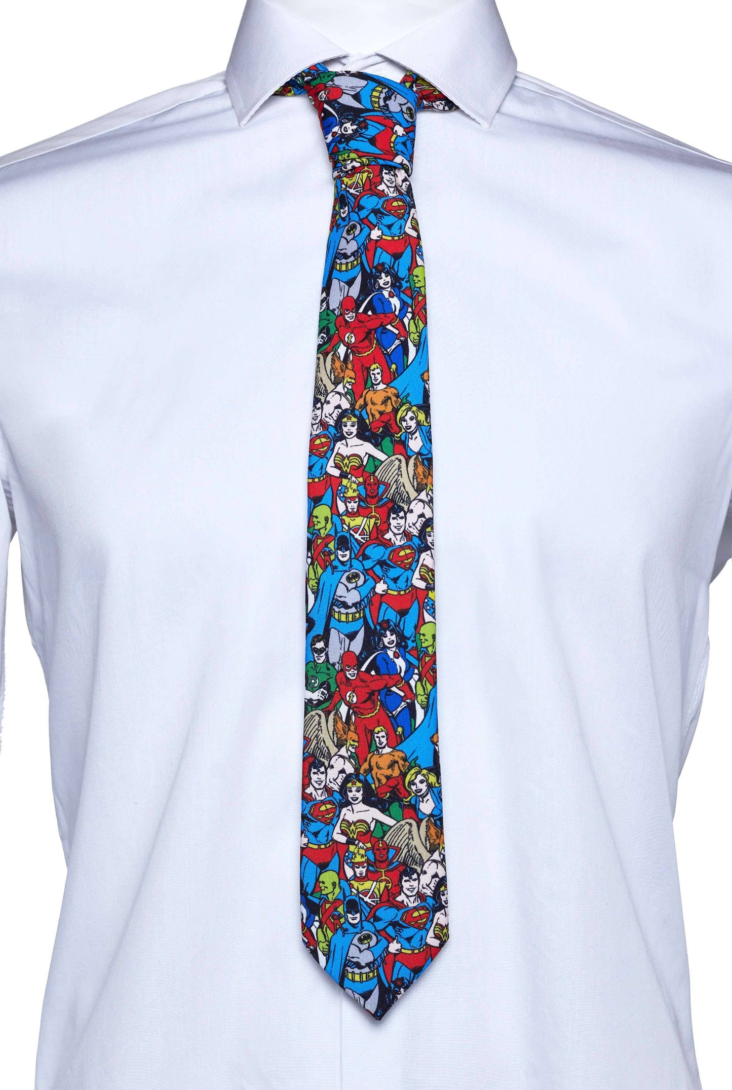 DC Comics™ Tie - Justice League: Miscellaneous / 100% Polyester / One Size