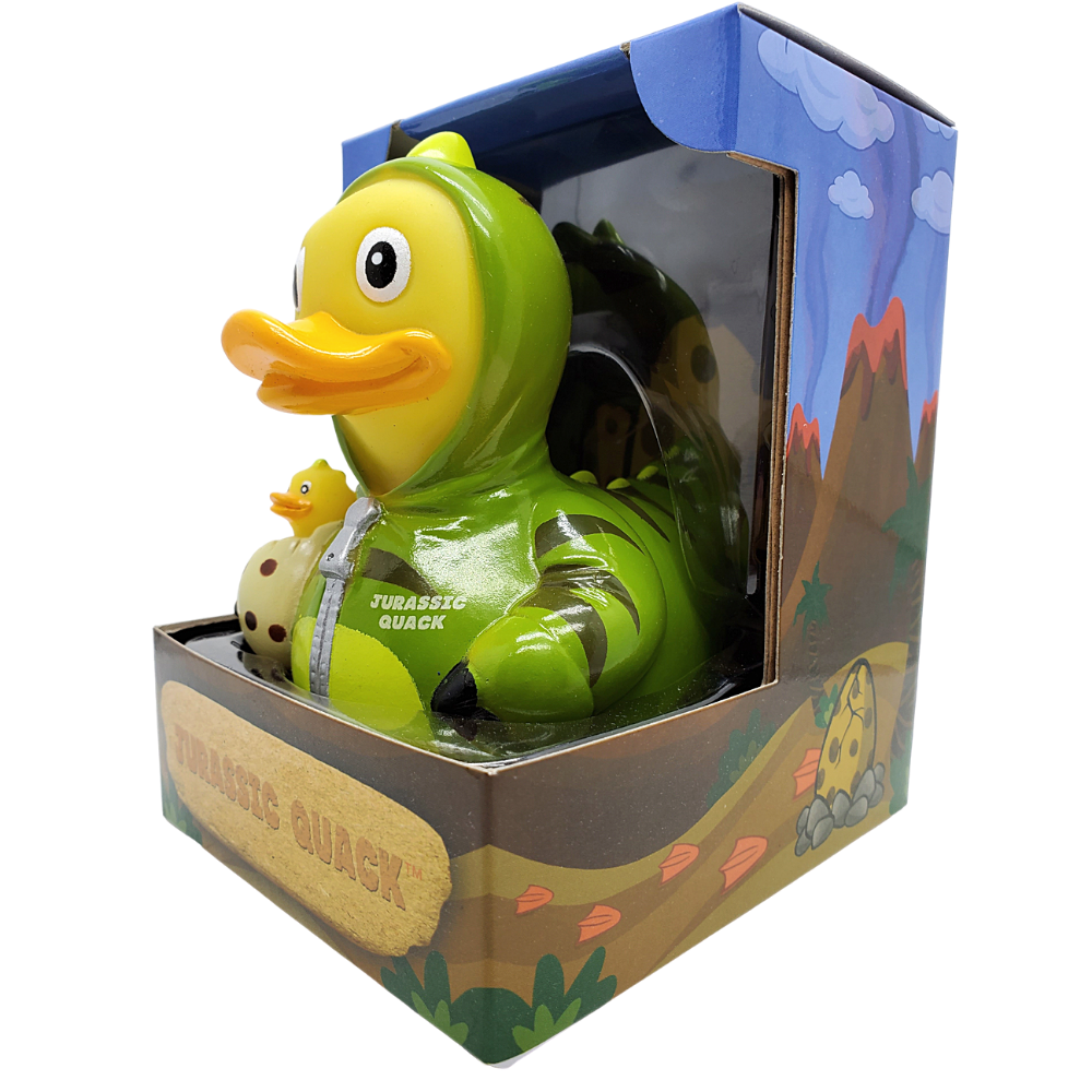 Jurassic Quack Jurassic Park Parody Rubber Duck