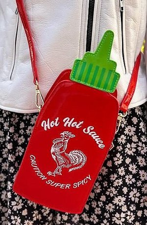Hot Sause Bottle Shaped Handbag Purse