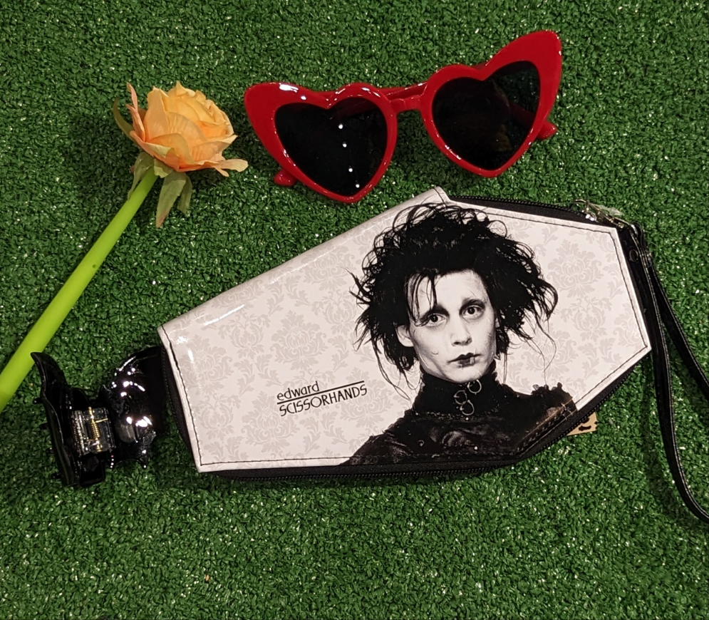 Edward Scissorhands Johnny Depp Coffin Shaped Wallet