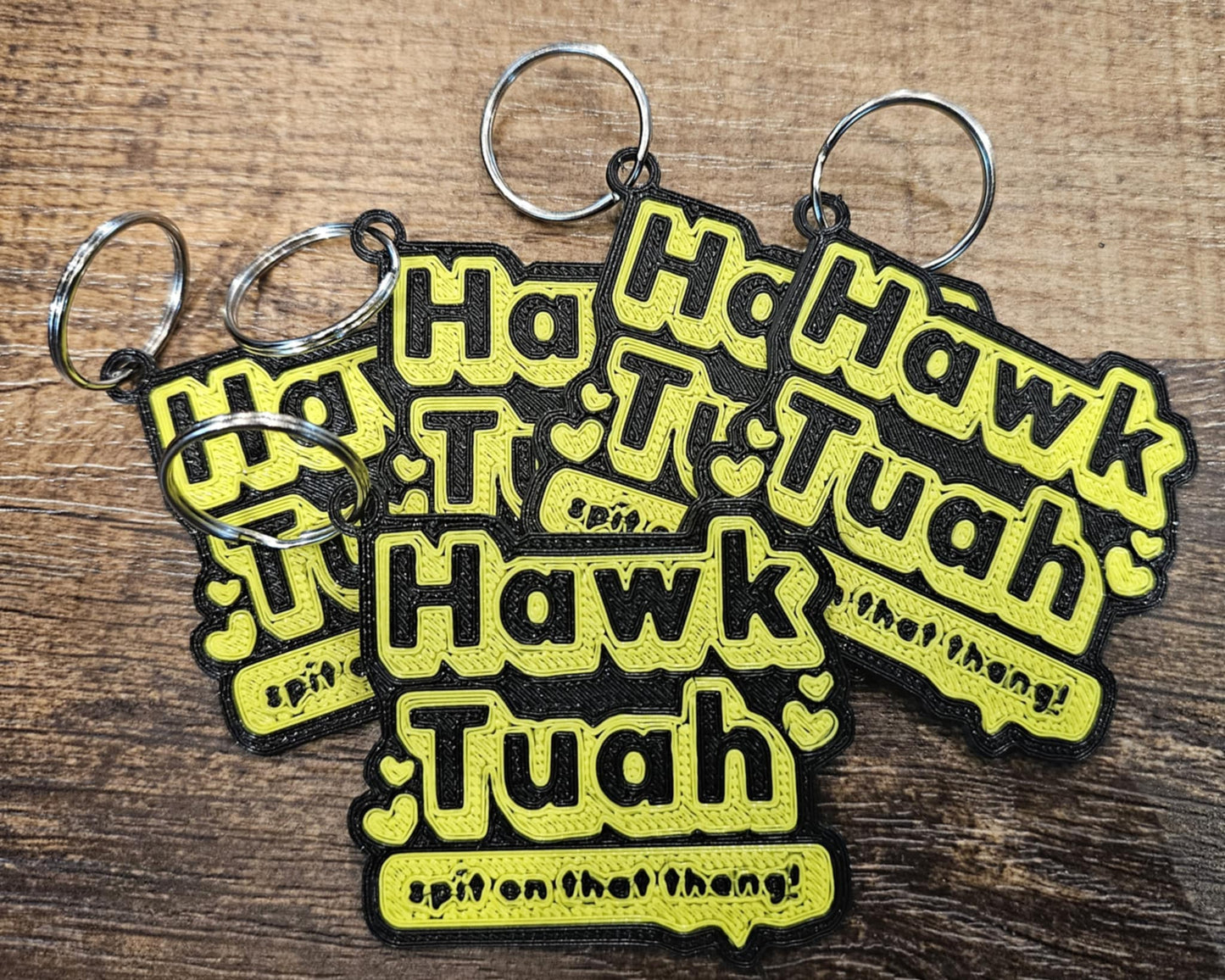 Hawk Tuah "Spit on that thing" Keychain