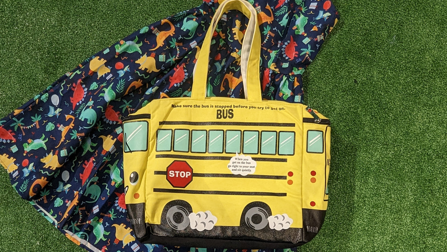 Large Yellow 🚌 Bus Tote Bag 🤓