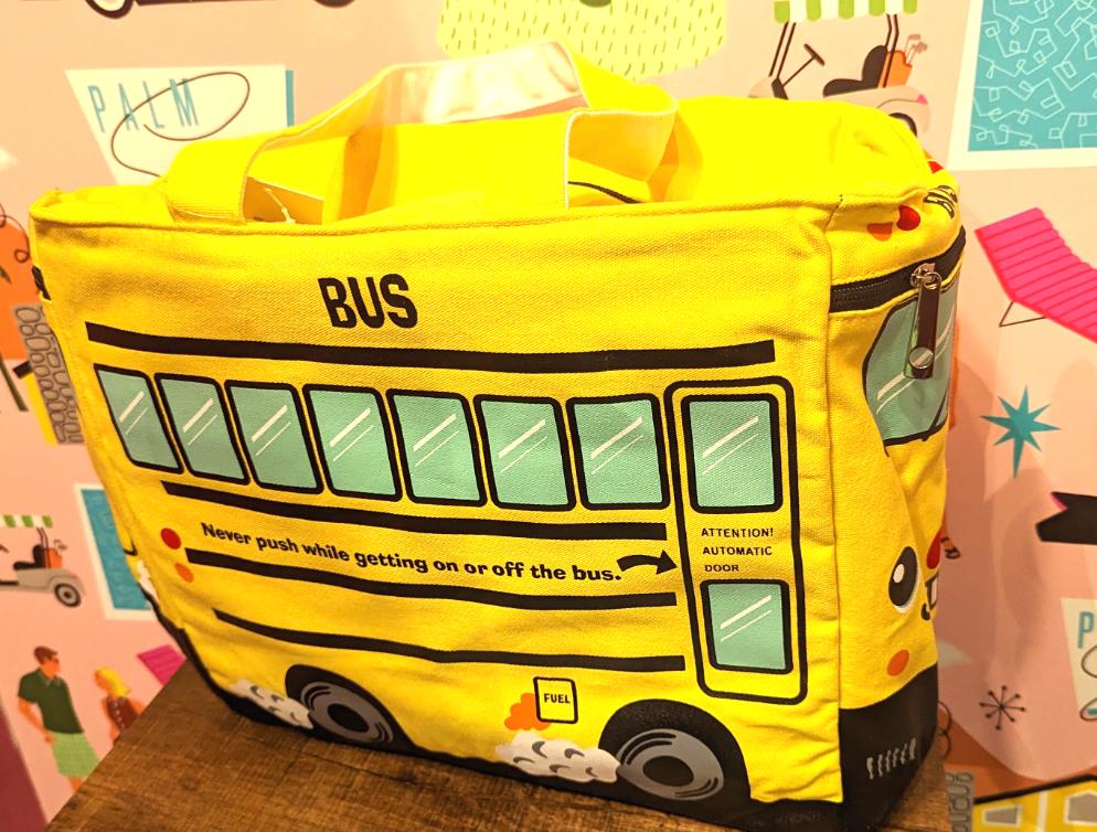 Large Yellow 🚌 Bus Tote Bag 🤓