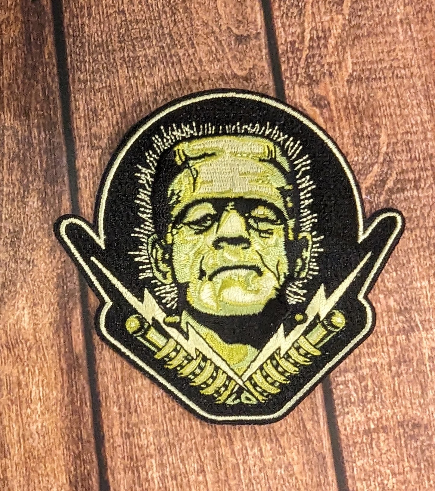 Frankenstein Frank n Bolts Iron on Patch