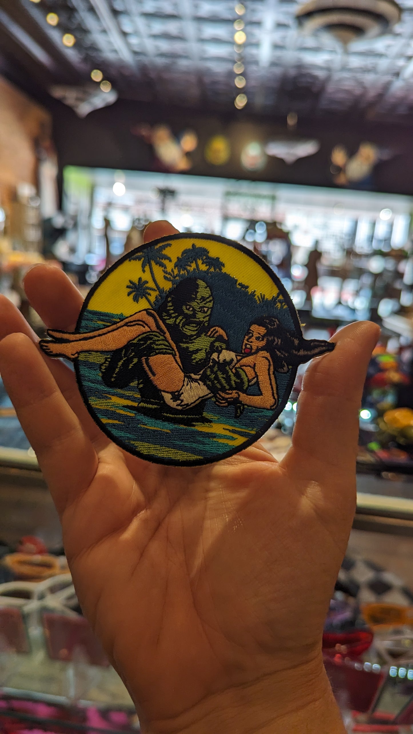 Creature from the Black Lagoon Small Iron on Patch