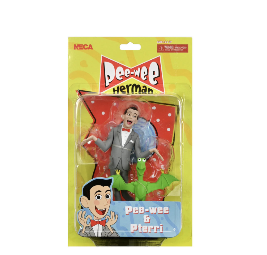 Pee-Wee's Playhouse - Pee-Wee and Pterri 6-Inch Action Figure