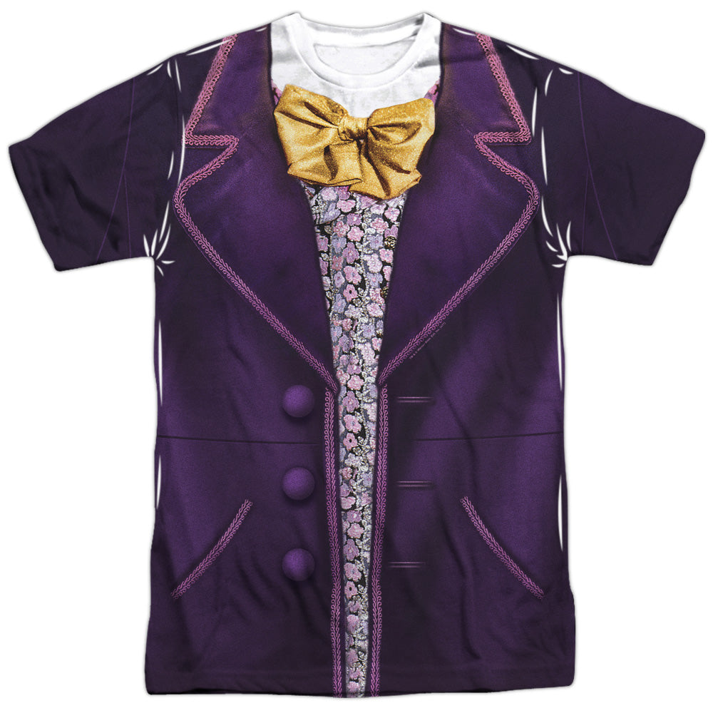Willy Wonka Costume Regular Fit Short Sleeve Shirt