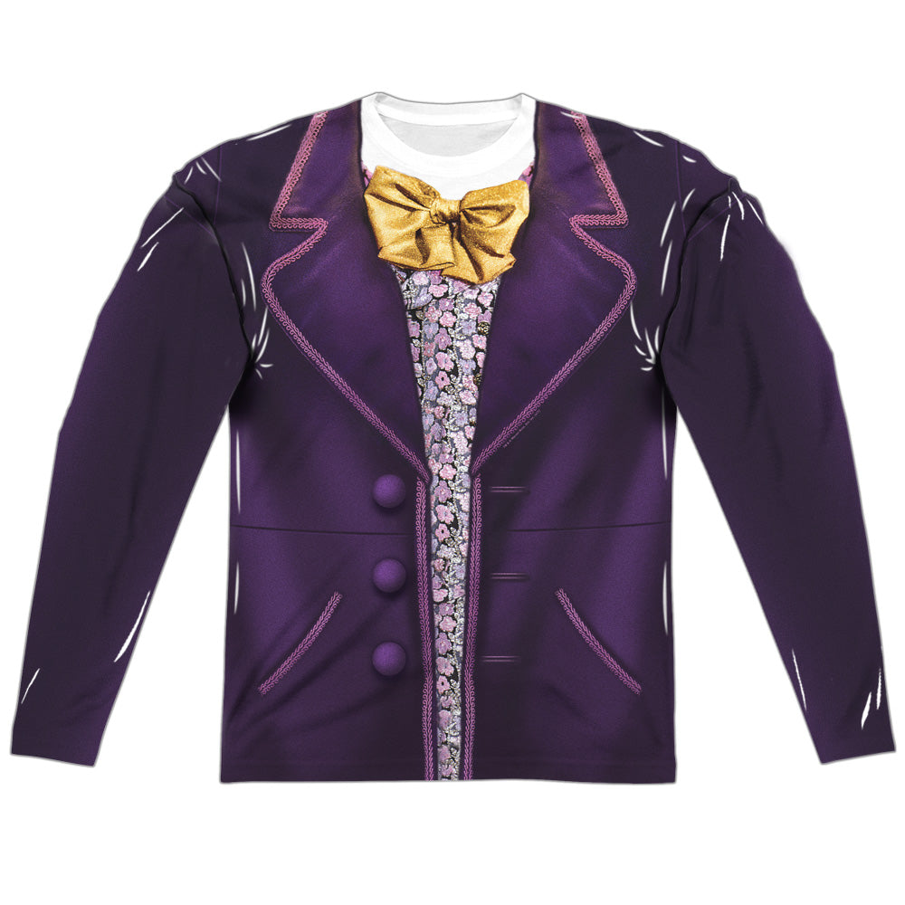 Willy Wonka Costume Regular Fit Long Sleeve Shirt