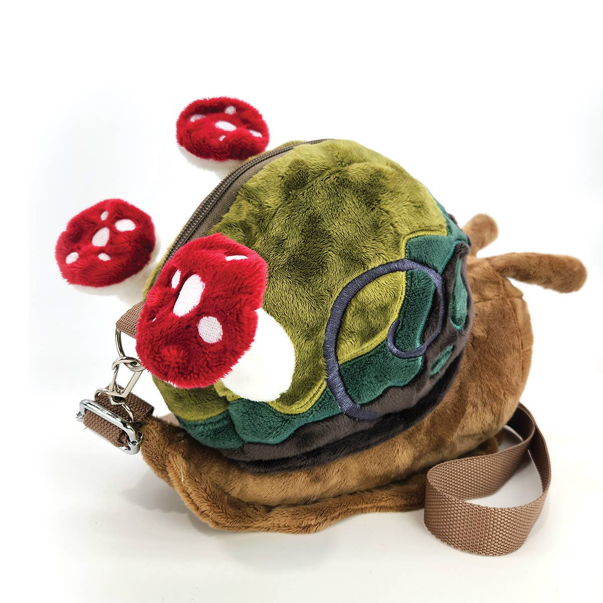 Snail Plush Crossbody Bag