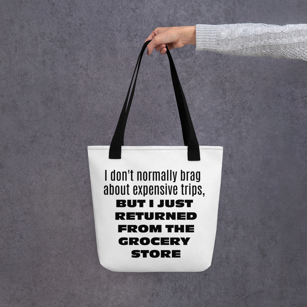 Grocery Store Brag Large Tote Bag