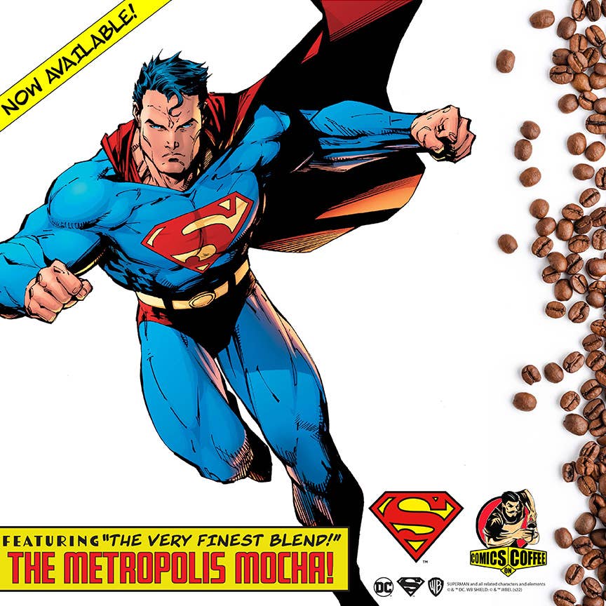 Superman: Metropolis Mocha/Vanilla 12oz Coffee