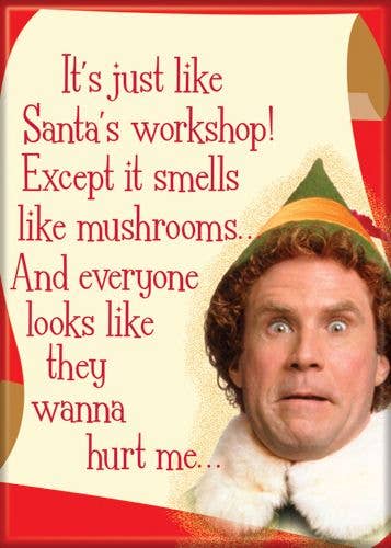 Elf Mushrooms Magnet 2.5" x 3.5" - Hidden Gems Novelty