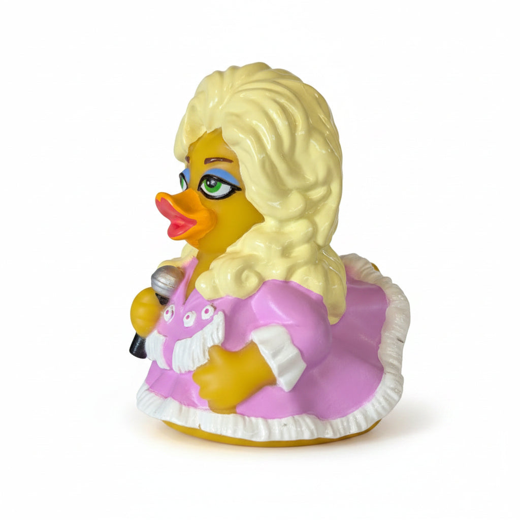 Pluckin' 9-5 Dolly Parton Parody Rubber Duck - Hidden Gems Novelty