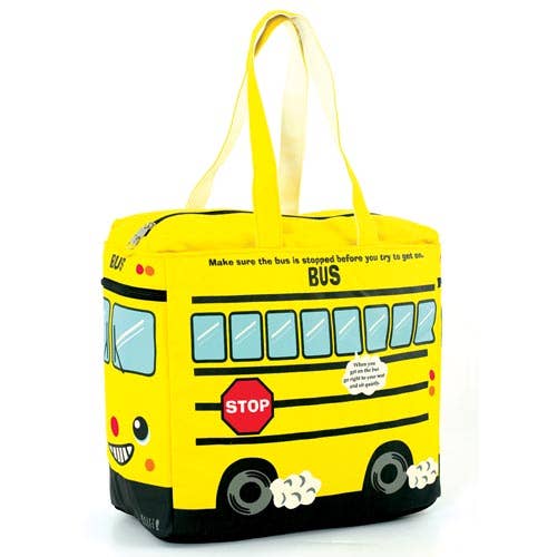 Large Yellow 🚌 Bus Tote Bag 🤓