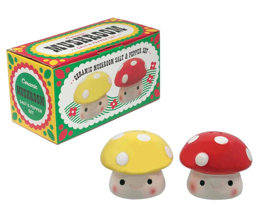 Mushroom Salt & Pepper Set - Hidden Gems Novelty