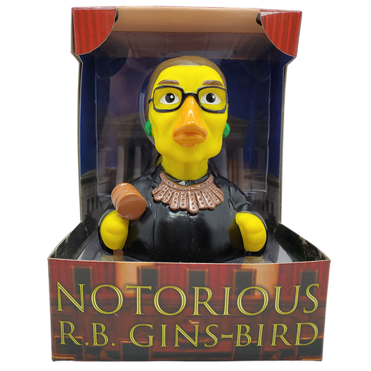 Notorious RB Gins-Bird aka “Dissent Duck” Rubber Duck