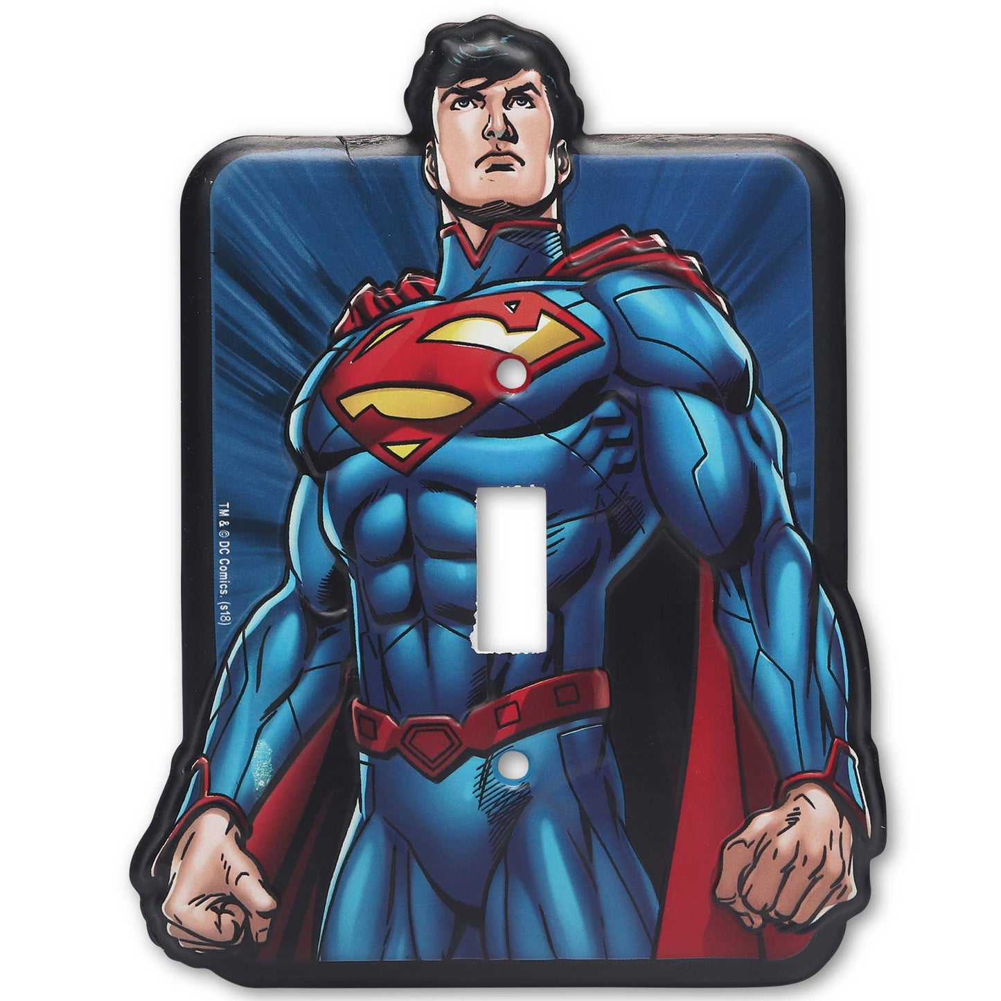 Superman Metal Switch Plate