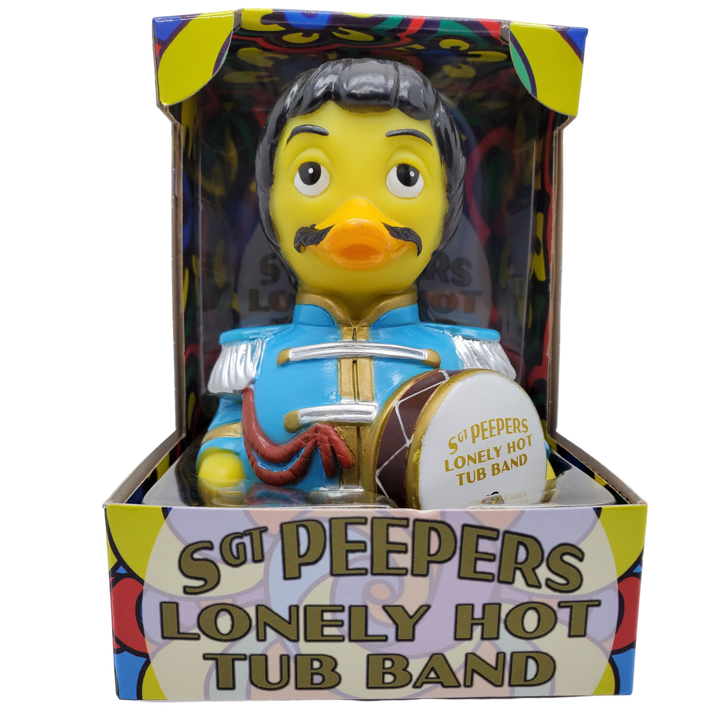 Sargent Peepers Lonely Hot Tub Band Beetles Rubber Duck - Hidden Gems Novelty