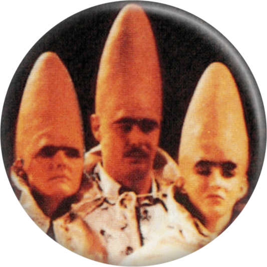 Saturday Night Live Coneheads - 1.25 inch Pin-on Button