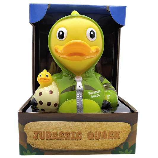 Jurassic Quack Jurassic Park Parody Rubber Duck