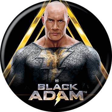 Black Adam Character Button 1.25 inch Button