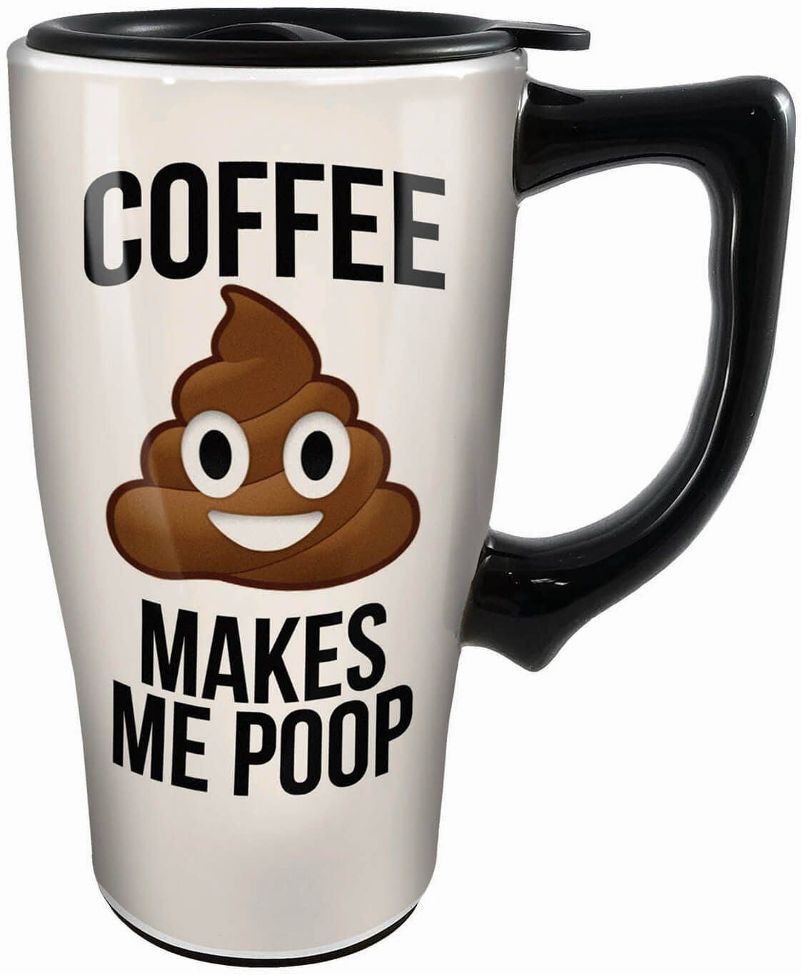 Coffee Makes Me Poop Travel Mug