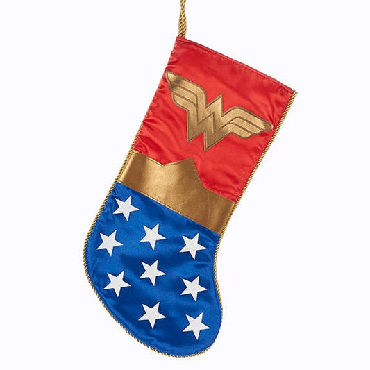 19" Wonder Woman Applique Christmas Stocking