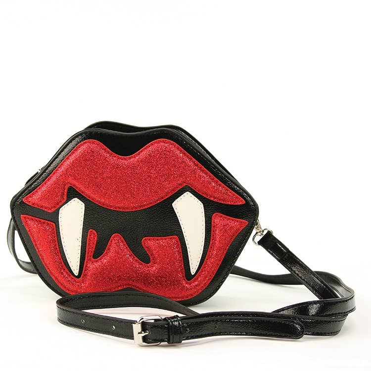 Vampire Mouth Cross Body Bag