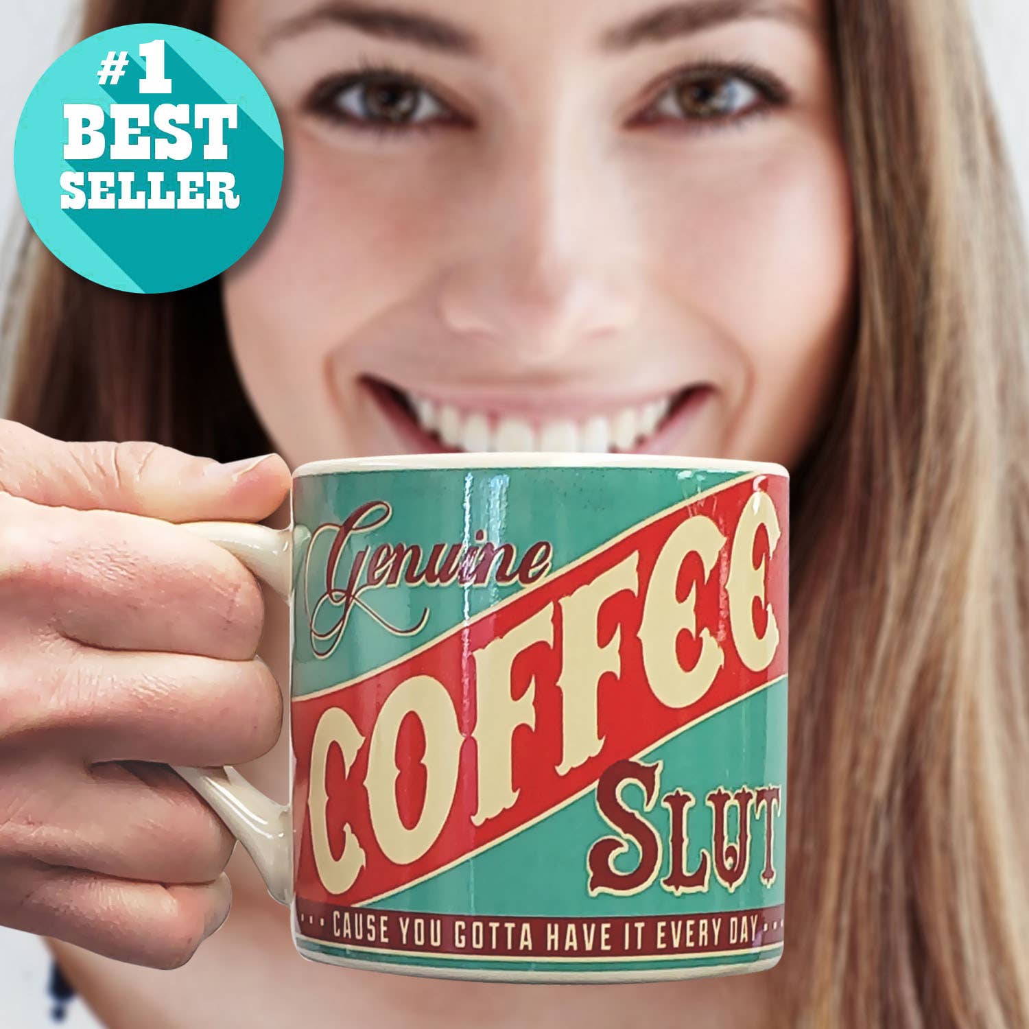 Mug - Genuine Coffee Slut Ceramic - Hidden Gems Novelty