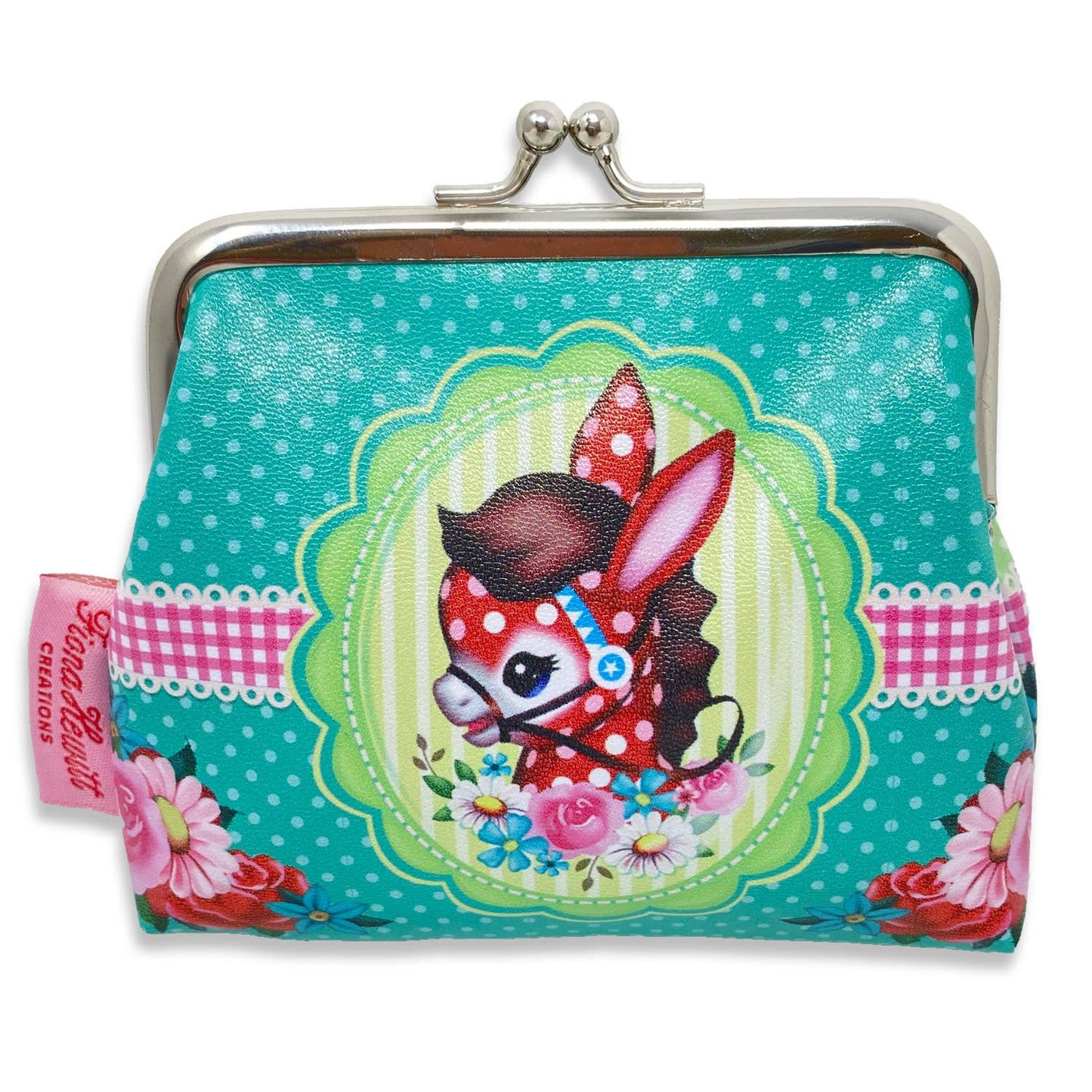 SugarLand Polka Dot Donkey Coin Purse