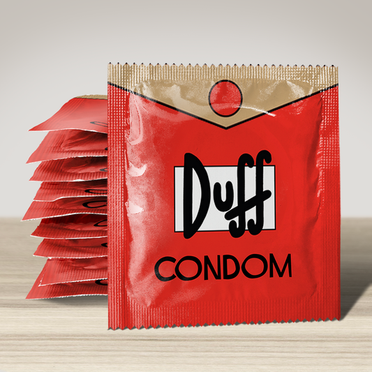 Duff Novelty Condom - Hidden Gems Novelty