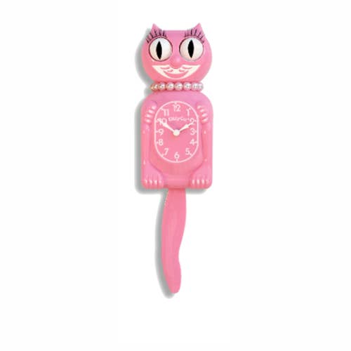 Pink Satin Miss Kitty-Cat Klock