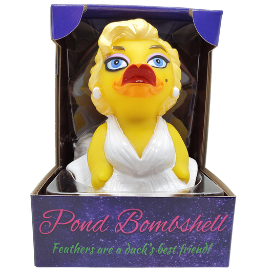 Marilyn Monroe Pond Bombshell Rubber Duck - Hidden Gems Novelty