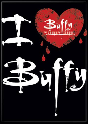Buffy the Vampire Slayer I Heart Buffy the Vampire Slayer Magnet 2.5" x 3.5"