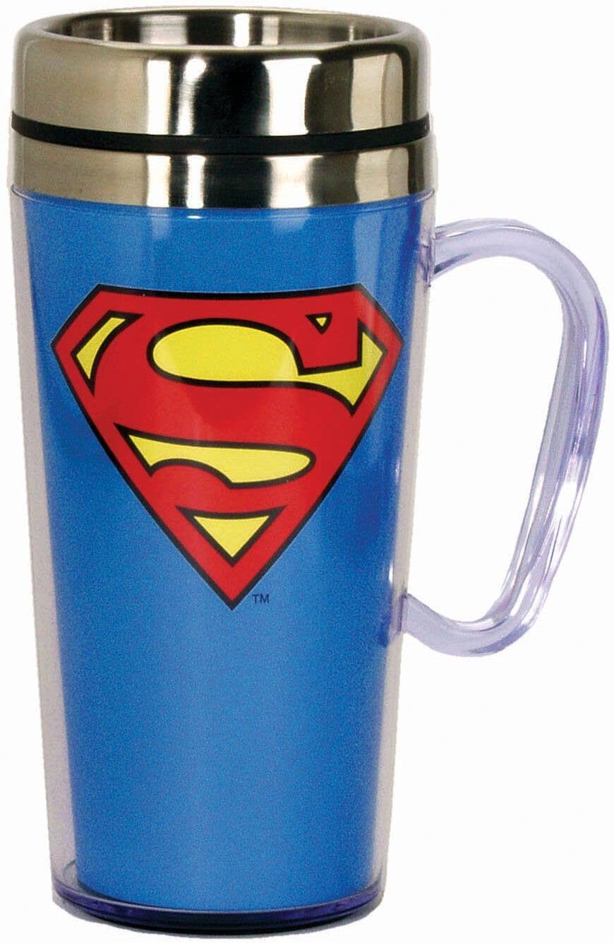 Superman Logo Insulated Travel Mug
