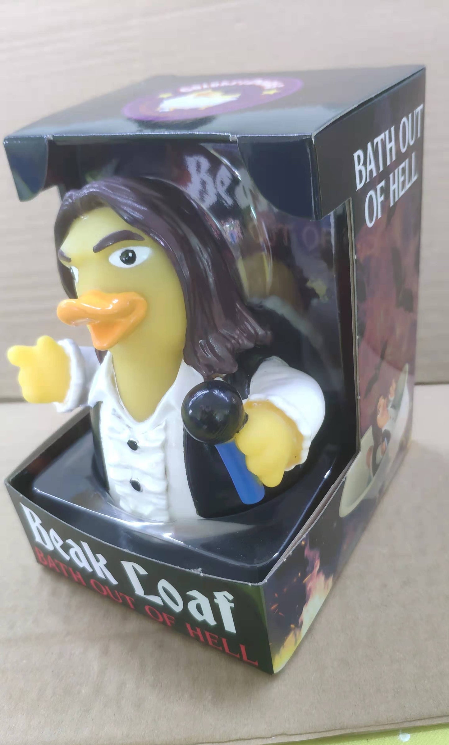 Beak Loaf - Bath Out of Hell Meatloaf Parody Rubber Duck