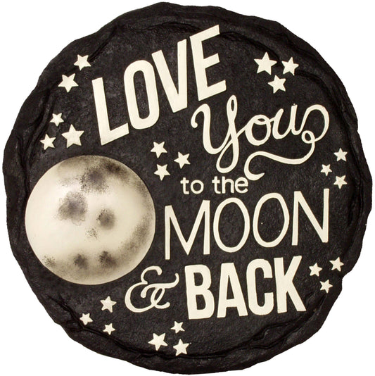 Moon and Back Stepping Stone