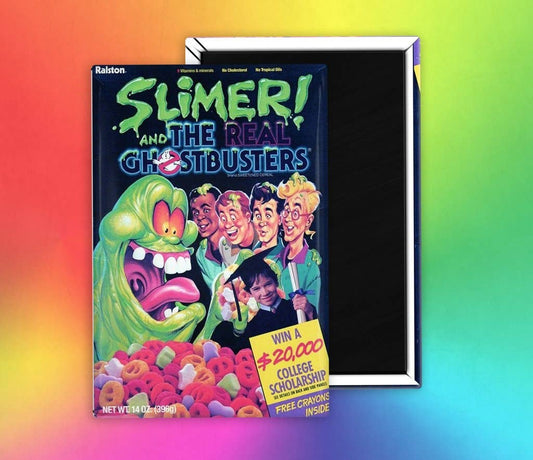 Ghostbusters Slimer Cereal Fridge Magnet